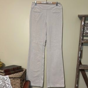 Reitmans women’s cream corduroy pull on comfort‎ fit size 3